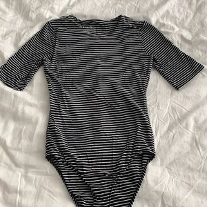 Everlane stripped bodysuit